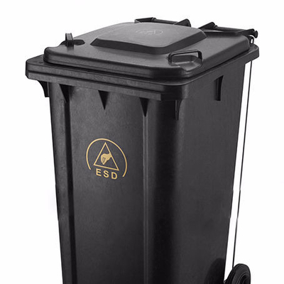 120L Antistatic ESD Plastic Garbage Bin Waste Container For Electronic Factory